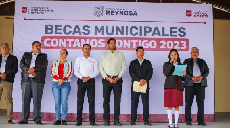 Más Estudiantes en Reynosa Reciben Becas del Gobierno de Carlos Peña Ortiz
