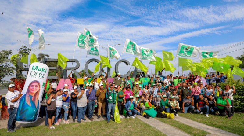 Muestran Matamorenses su Apoyo a Maki Ortiz en Megabrigada Verde