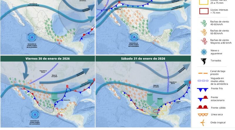Pronóstico de Clima Fresco y otro Descenso de Temperatura para Reynosa