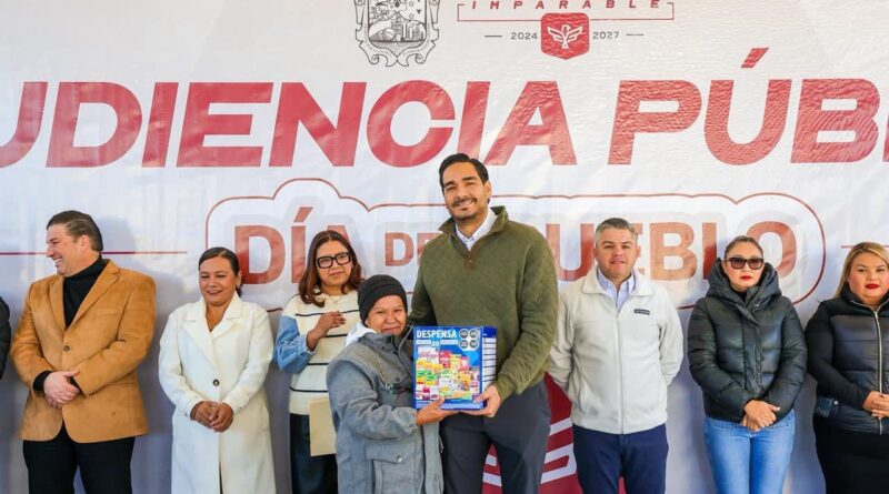 Otorgó Alcalde Carlos Peña Ortiz Servicios Gratuitos del Municipio en Rincón de las Flores