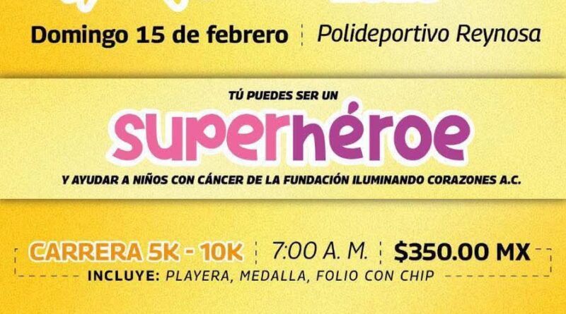 Apoya a Iluminando Corazones en la Carrera 5K-10K & Fitness Festival Pequeños Héroes 2026