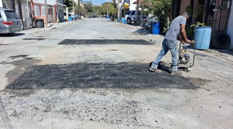 Intensifica Gobierno de Carlos Peña Ortiz Labores de Bacheo en Reynosa Intensifica Gobierno de Carlos Peña Ortiz Labores de Bacheo en Reynosa
