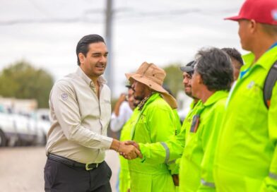 Entregó Alcalde Carlos Peña Ortiz Uniformes y Equipo a Trabajadores de Recolección