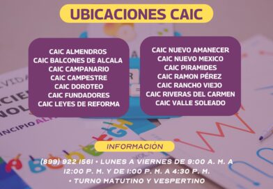 Abre DIF Reynosa Inscripciones en los CAIC