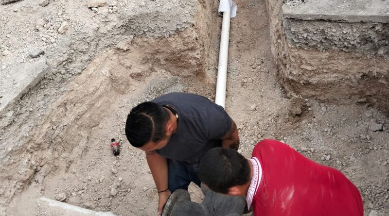 Trabajó COMAPA en Interconexión de Tubería en el Fracc. Punta Norte