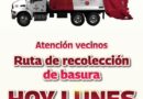 Colonias que Tendrán Servicio de Recolección Este Lunes 9 de Febrero