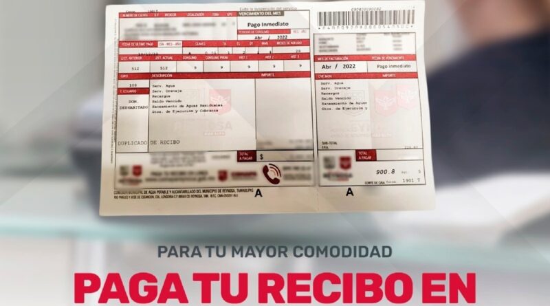 Facilita COMAPA el Pago del Recibo en Establecimientos Comerciales