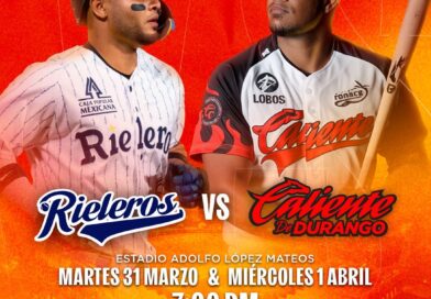 Sigue el Beisbol Profesional «AAA» en Reynosa, Martes 31 Rieleros Vs. Caliente Sigue el Beisbol Profesional «AAA» en Reynosa, Martes 31 Rieleros Vs. Caliente
