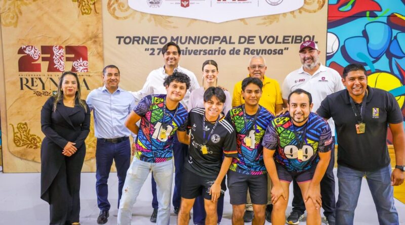 Inauguró Alcalde Carlos Peña Ortiz Torneo Municipal de Voleibol del 277 Aniversario de Reynosa Inauguró Alcalde Carlos Peña Ortiz Torneo Municipal de Voleibol del 277 Aniversario de Reynosa