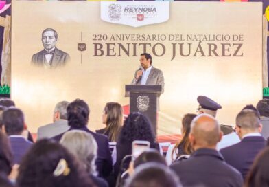 Conmemoró Alcalde Carlos Peña Ortiz 220 años del Natalicio de Benito Juárez con Autoridades Civiles y Militares