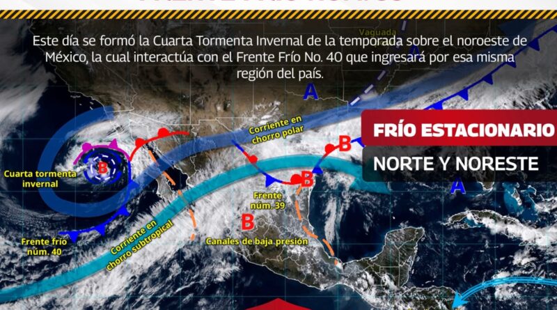 Frente Frío Número 40 Podría Traer Lluvias a Reynosa Frente Frío Número 40 Podría Traer Lluvias a Reynosa