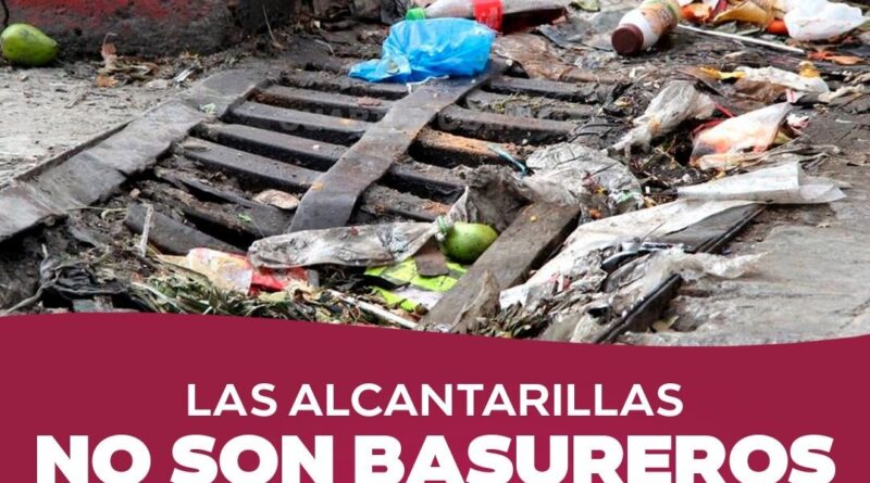 Exhorta COMAPA a Evitar Tirar Basura en Alcantarillas para Prevenir Obstrucciones Exhorta COMAPA a Evitar Tirar Basura en Alcantarillas para Prevenir Obstrucciones