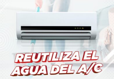 Recomienda COMAPA Reutilizar el Agua del Aire Acondicionado en Tareas del Hogar Recomienda COMAPA Reutilizar el Agua del Aire Acondicionado en Tareas del Hogar