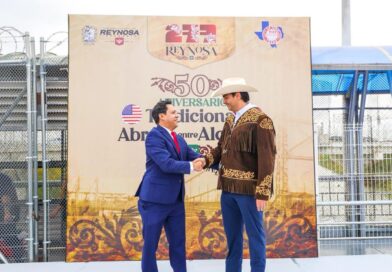Celebraron Alcaldes Carlos Peña Ortiz y Sergio Coronado Jr. Tradicional Abrazo binacional Reynosa-Hidalgo