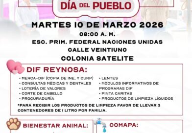 Llevará DIF-Reynosa Brigada a Familias de la Colonia Satélite