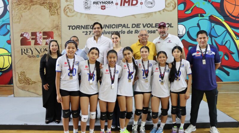 Impulsa el Gobierno de Reynosa la Práctica del Voleibol Entre la Juventud
