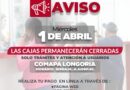 La COMAPA de Reynosa Informa Horarios Especiales de Atención para los Días 1, 2 y 3 de Abril La COMAPA de Reynosa Informa Horarios Especiales de Atención para los Días 1, 2 y 3 de Abril