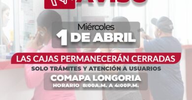 La COMAPA de Reynosa Informa Horarios Especiales de Atención para los Días 1, 2 y 3 de Abril