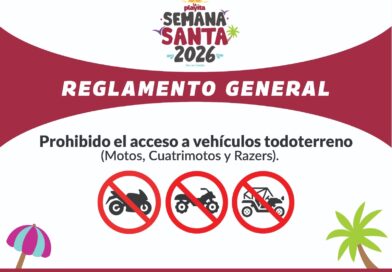 Disfruta de La Playita con Seguridad, no Ingresarán Vehículos Todo Terreno