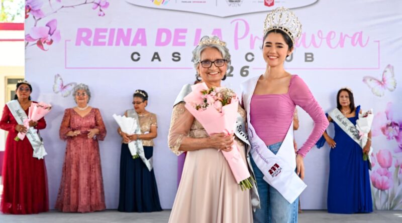 Corona DIF Reynosa a Reina de la Primavera 2026 en Casas Club del Adulto Mayor Corona DIF Reynosa a Reina de la Primavera 2026 en Casas Club del Adulto Mayor