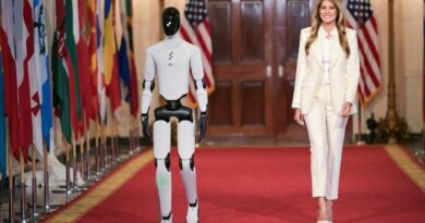 ¡El Futuro Es Hoy! Melania Trump Sorprende Acompañada De Un Robot Humanoide En La Casa Blanca ¡El Futuro Es Hoy! Melania Trump Sorprende Acompañada De Un Robot Humanoide En La Casa Blanca