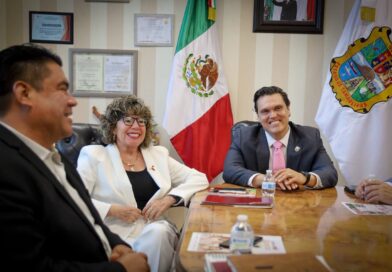 Recibe Presidente de la JUGOB a la Secretaría de Bienestar Social y Secretario de Desarrollo Rural, Pesca y Acuacultura del Estado de Tamaulipas.