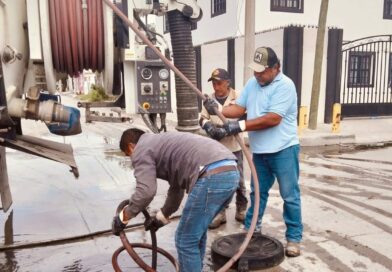 Realizó Comapa Reynosa Mantenimiento Sanitario en la Colonia Marte R. Gómez