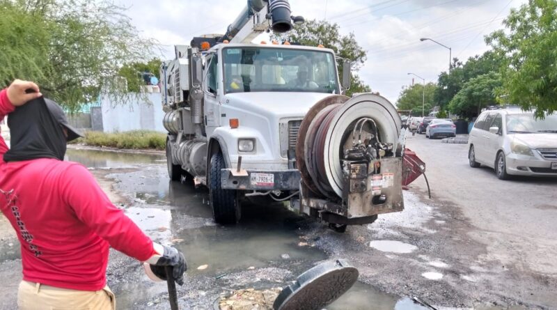 Reparó Comapa Reynosa Derrame de Drenaje en Integración Familiar