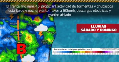 Traerá Frente Frío No. 45 Lluvias a Reynosa: PCyB