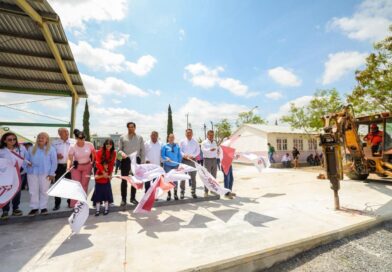 Construye Gobierno de Carlos Peña Ortiz Techumbre en Jardín de Niños Jaime Torres Bodet.