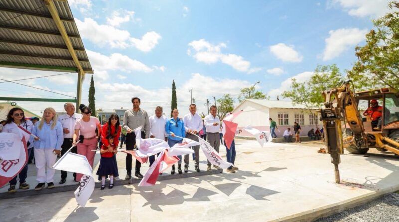 Construye Gobierno de Carlos Peña Ortiz Techumbre en Jardín de Niños Jaime Torres Bodet.