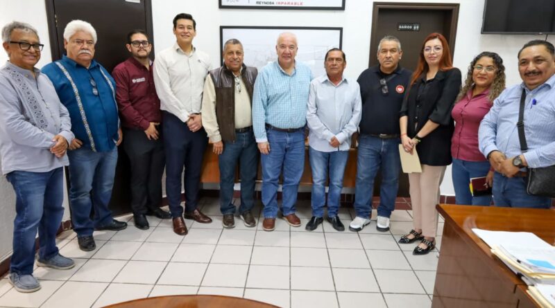Fortalece COMAPA Reynosa Coordinación con Sindicato de Plomeros