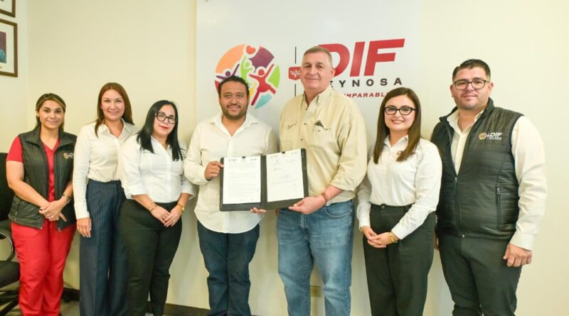Firma DIF-Reynosa Convenio para Fortalecer la Salud Visual de la Ciudadanía