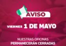 Oficinas de COMAPA Suspenderán Labores por Día del Trabajo