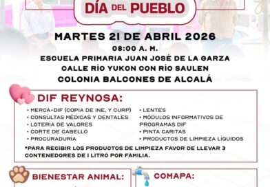 Invita DIF Reynosa a Brigada en Balcones de Alcalá