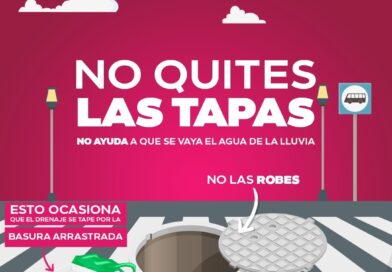 Exhorta Comapa Reynosa a no Retirar Tapas de Alcantarillas