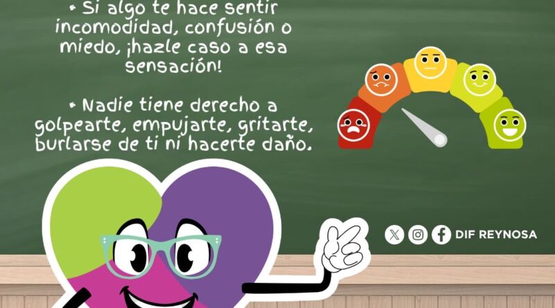 Promueve DIF Reynosa el Bienestar Emocional y la Protección de la Niñez