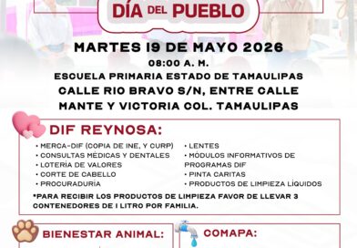 Atenderá DIF Reynosa con Servicios Gratuitos a Familias de la Colonia Tamaulipas Atenderá DIF Reynosa con Servicios Gratuitos a Familias de la Colonia Tamaulipas