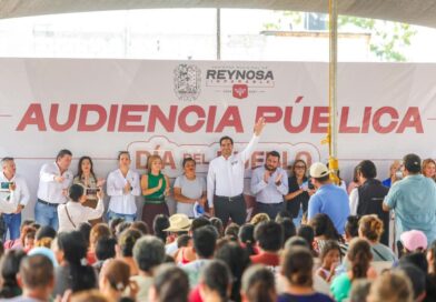 Celebró Carlos Peña Ortiz Día del Pueblo con Familias del Fraccionamiento Halcón de Reynosa