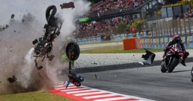 EL BRUTAL ACCIDENTE DE ÁLEX MÁRQUEZ EN BARCELONA EL BRUTAL ACCIDENTE DE ÁLEX MÁRQUEZ EN BARCELONA