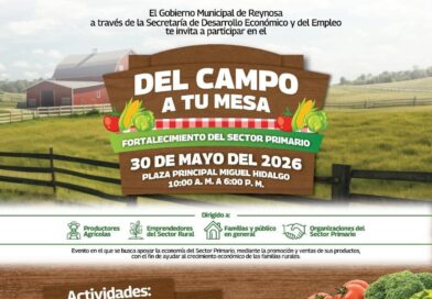 Hoy Sábado Del Campo a Tu Mesa, el Gobierno de Reynosa Acerca a Productores y Consumidores