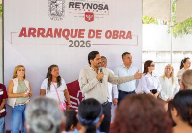 Celebraron en el Fraccionamiento Reynosa Visita y Obra del Alcalde Carlos Peña Ortiz