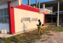 Realiza Gobierno de Carlos Peña Ortiz Limpieza en CBTis 302 de Alta Vista