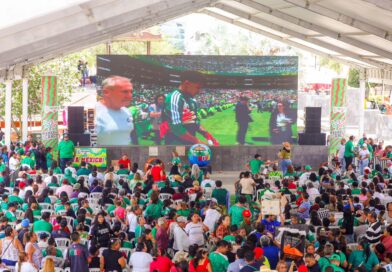 Compartieron Emociones del Mundial de Futbol Familias Reynosenses en la Plaza Miguel Hidalgo Compartieron Emociones del Mundial de Futbol Familias Reynosenses en la Plaza Miguel Hidalgo