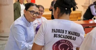 La Secretaria de Gobernacion Rosa Rodríguez se Une con las Mamás Buscadoras