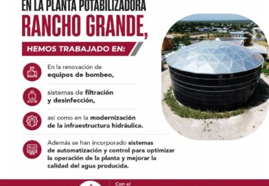 Impulsa COMAPA Mejoras en la Planta Potabilizadora Rancho Grande Impulsa COMAPA Mejoras en la Planta Potabilizadora Rancho Grande