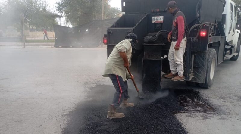 Mantiene Gobierno de Carlos Peña Ortiz Rehabilitación de Vialidades con Bacheo Mantiene Gobierno de Carlos Peña Ortiz Rehabilitación de Vialidades con Bacheo