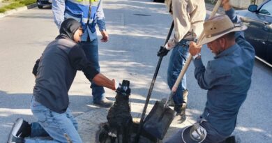 Atiende Comapa Reynosa Limpieza de Pozos de Visita en Las Ceibas Atiende Comapa Reynosa Limpieza de Pozos de Visita en Las Ceibas