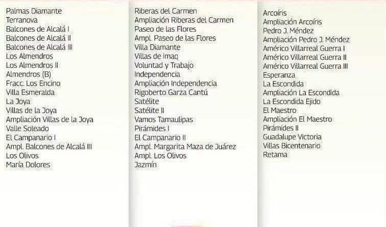 Consulta la Ruta de Recolección en Reynosa Este Lunes 31 de Agosto Consulta la Ruta de Recolección en Reynosa Este Lunes 31 de Agosto