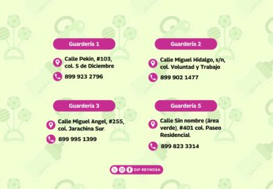 Ofrece DIF Reynosa Atención Integral en sus 4 Guarderías Ofrece DIF Reynosa Atención Integral en sus 4 Guarderías